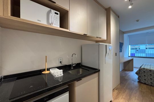 Studio de kitnet/studio para alugar com 1 quarto, 26m² em Pinheiros, São Paulo