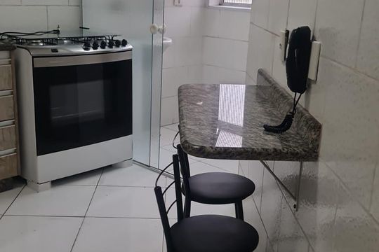 Cozinha de apartamento para alugar com 2 quartos, 63m² em Green Valley, Barueri