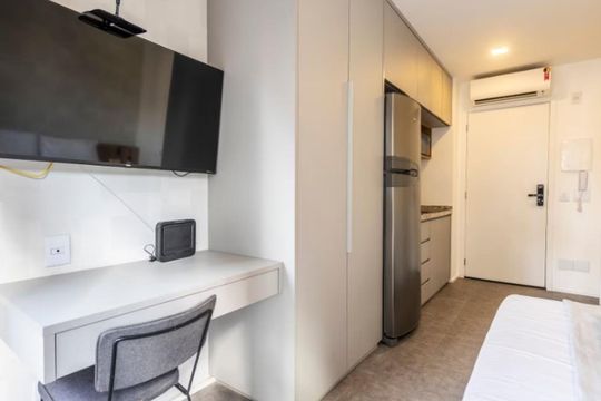 Sala / Quarto de apartamento à venda com 1 quarto, 21m² em Vila Mariana, São Paulo
