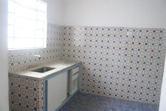 Cozinha de casa para alugar com 1 quarto, 50m² em Osvaldo Cruz, São Caetano do Sul