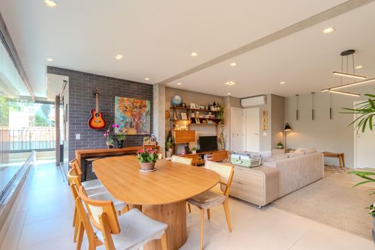 Varanda de apartamento à venda com 3 quartos, 147m² em Brooklin, São Paulo