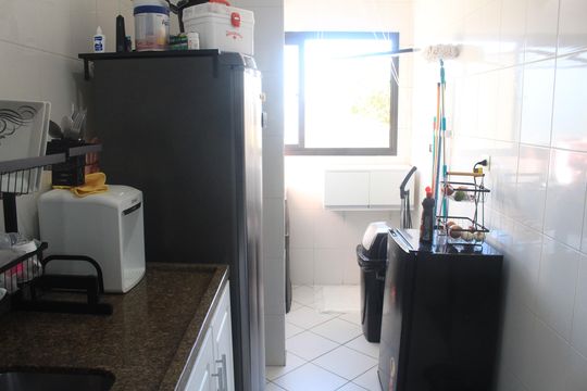 Cozinha de apartamento à venda com 2 quartos, 68m² em Santa Maria, São Caetano do Sul