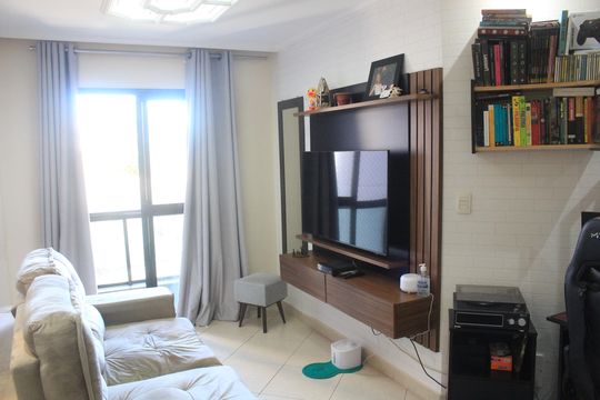 Sala de apartamento à venda com 2 quartos, 68m² em Santa Maria, São Caetano do Sul