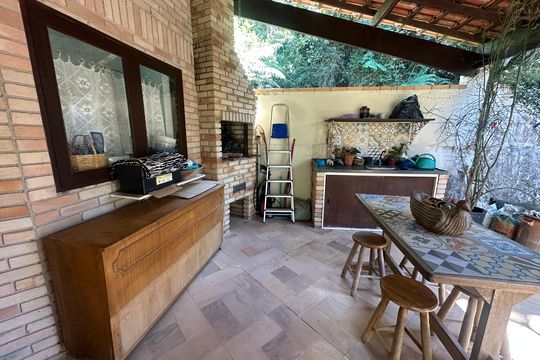 Churrasqueira de casa de condomínio para alugar com 1 quarto, 150m² em Nova Higienópolis, Barueri