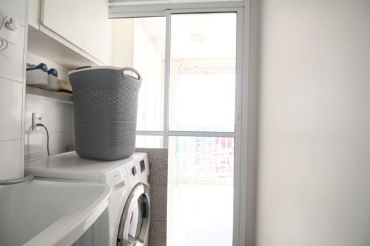 Área de Serviço de apartamento para alugar com 1 quarto, 72m² em Fazenda Morumbi, São Paulo