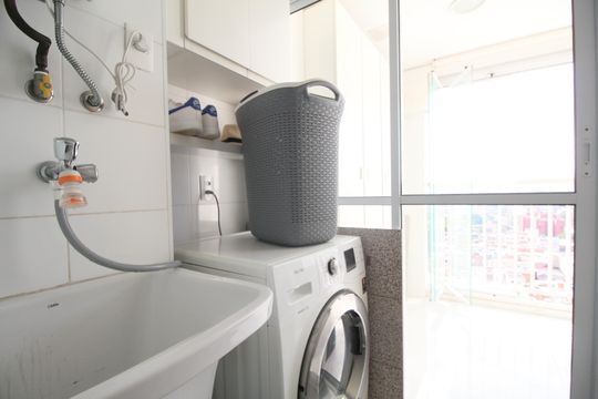Área de Serviço de apartamento para alugar com 1 quarto, 72m² em Fazenda Morumbi, São Paulo