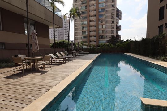 Área comum - Piscina de apartamento para alugar com 3 quartos, 156m² em Jardim Fonte do Morumbi, São Paulo