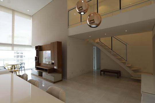 Sala de apartamento para alugar com 3 quartos, 156m² em Jardim Fonte do Morumbi, São Paulo