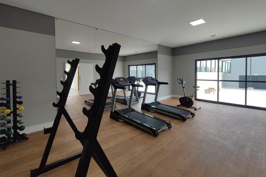 Área comum - Academia de apartamento para alugar com 1 quarto, 45m² em Parque Industrial, Campinas