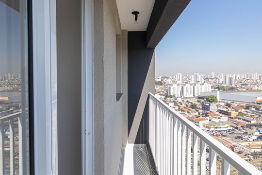 Varanda Sala de apartamento à venda com 2 quartos, 38m² em Jardim Maringa, São Paulo