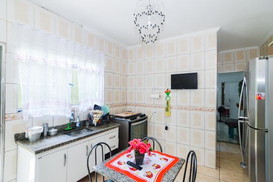 Cozinha de casa para alugar com 2 quartos, 100m² em Parque Jurema, Guarulhos