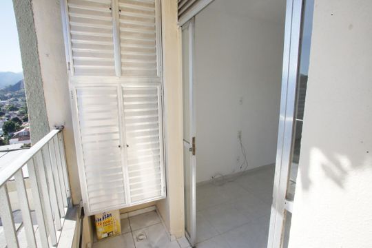 Varanda da Sala de apartamento para alugar com 2 quartos, 51m² em Pechincha, Rio de Janeiro