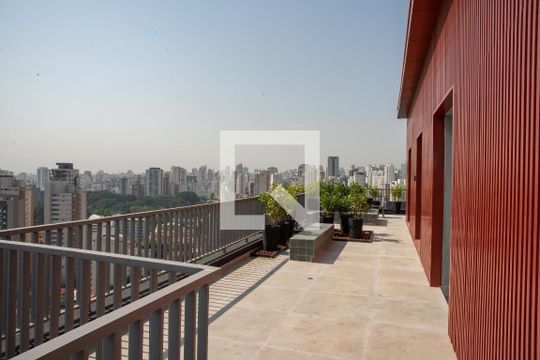 Área Externa - Vista de apartamento para alugar com 1 quarto, 17m² em Perdizes, São Paulo