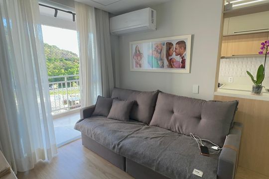 Sala de apartamento à venda com 3 quartos, 60m² em Barra Olímpica, Rio de Janeiro