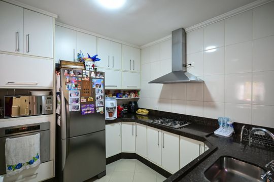 Cozinha de casa de condomínio à venda com 2 quartos, 128m² em Jardim Ampliacao, São Paulo