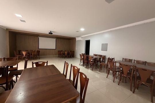 Área comum - Salão de festas de apartamento à venda com 3 quartos, 69m² em Csb 10, Brasília