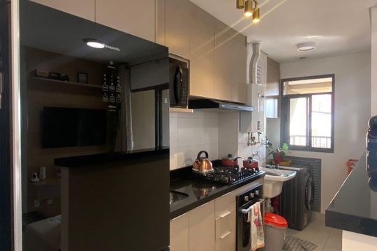 Cozinha - Área de Serviço de apartamento para alugar com 2 quartos, 64m² em Centro, Osasco