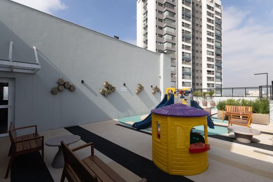 Área comum - Playground de apartamento para alugar com 1 quarto, 30m² em Vila Gustavo, São Paulo
