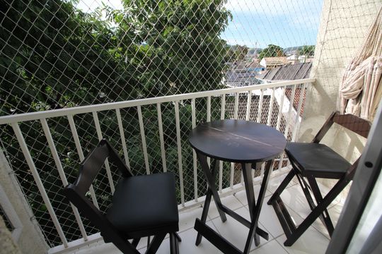 Sala - Varanda de apartamento para alugar com 2 quartos, 52m² em Taquara, Rio de Janeiro
