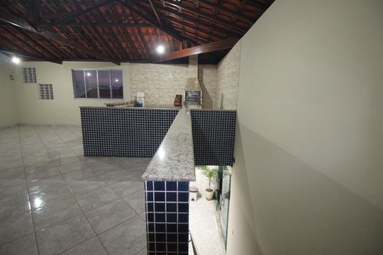 Terraço / Area Gourmet de casa à venda com 4 quartos, 335m² em Jardim Vera Cruz, Contagem