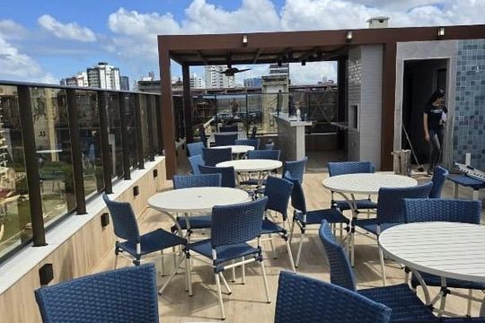 Área comum de kitnet/studio para alugar com 1 quarto, 20m² em Jardim Armação, Salvador