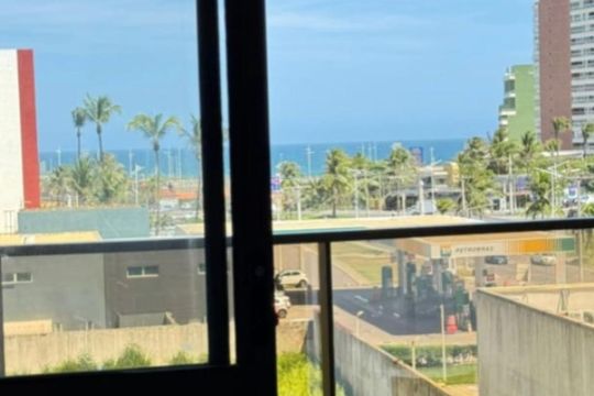 Varanda do Studio de kitnet/studio para alugar com 1 quarto, 20m² em Jardim Armação, Salvador