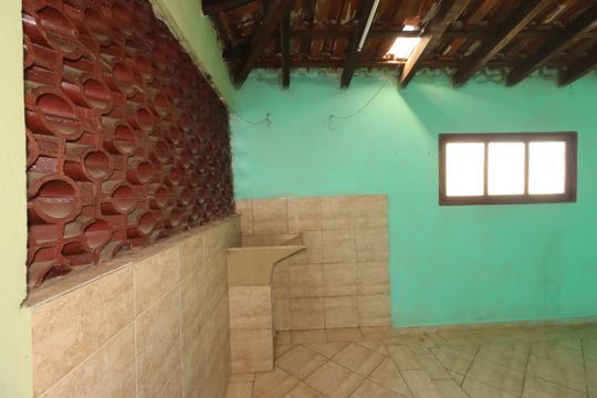 Área de Serviço de casa à venda com 2 quartos, 100m² em Vila Lutécia, Santo André