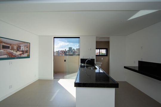 COZINHA de apartamento à venda com 3 quartos, 127m² em Grajaú, Belo Horizonte