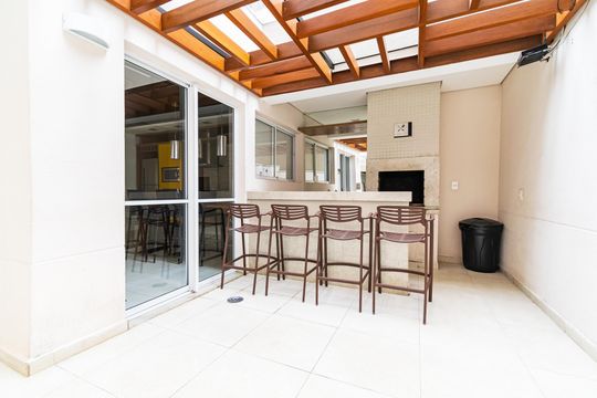Área comum - Churrasqueira de apartamento para alugar com 2 quartos, 50m² em Vila Fachini, São Paulo