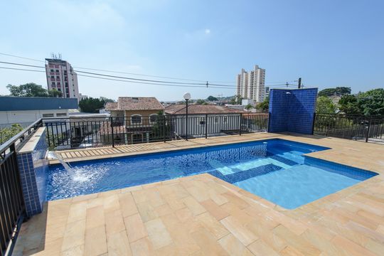 Área comum - Piscina de apartamento para alugar com 3 quartos, 123m² em Jardim Eulalia, Taubaté