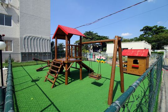 Área comum - Playground de apartamento para alugar com 2 quartos, 41m² em Pavuna, Rio de Janeiro