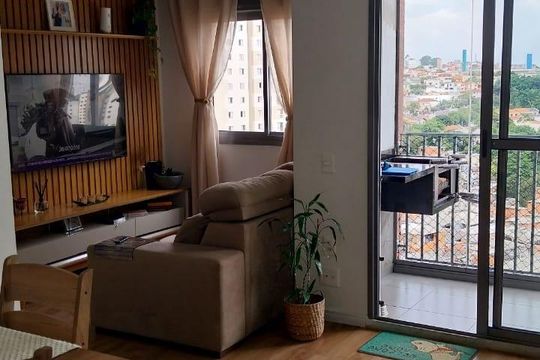 Área de jantar de apartamento à venda com 3 quartos, 61m² em Vila Constanca, São Paulo