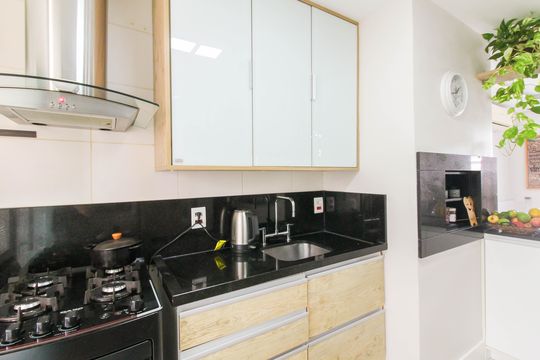 Cozinha de casa de condomínio para alugar com 4 quartos, 252m² em Estância Velha, Canoas
