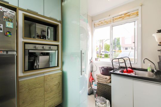 Cozinha de casa de condomínio para alugar com 4 quartos, 252m² em Estância Velha, Canoas