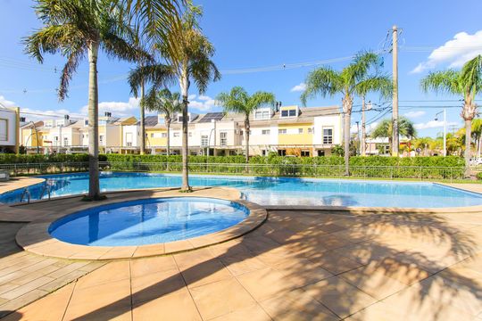 Área comum - Piscina de casa de condomínio para alugar com 4 quartos, 252m² em Estância Velha, Canoas