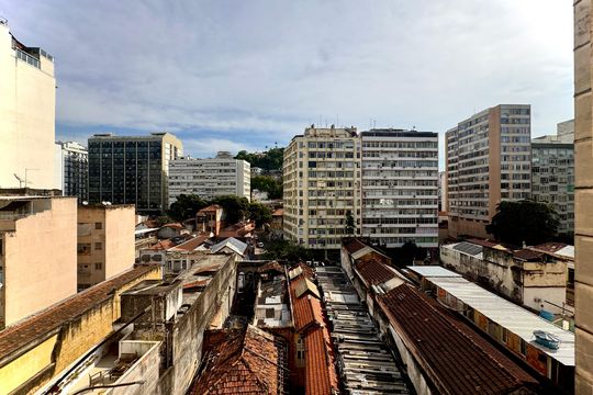 Vista da Cozinha de apartamento para alugar com 3 quartos, 80m² em Glória, Rio de Janeiro