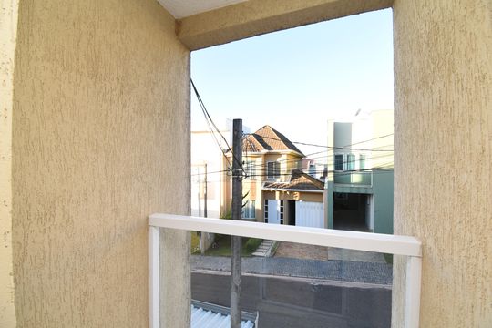 Varanda da Suíte de casa de condomínio à venda com 3 quartos, 120m² em Cachoeira, Curitiba