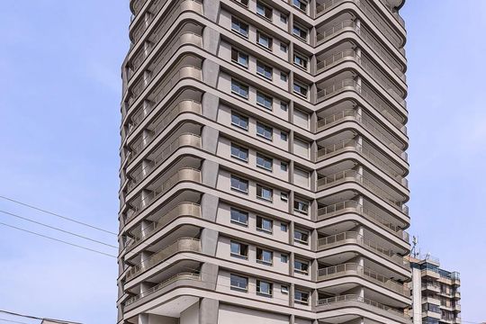Fachada de apartamento à venda com 1 quarto, 57m² em Pinheiros, São Paulo