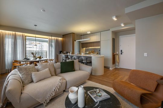 Área externa de apartamento à venda com 1 quarto, 57m² em Pinheiros, São Paulo
