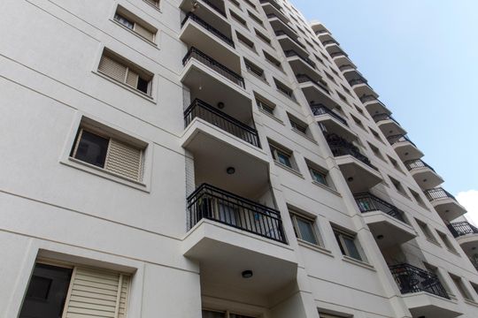 Fachada do bloco de apartamento à venda com 2 quartos, 83m² em Centro de Apoio I (alphaville), Santana de Parnaíba