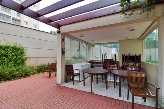Área comum - Churrasqueira de apartamento à venda com 2 quartos, 56m² em Jardim Henriqueta, Taboão da Serra