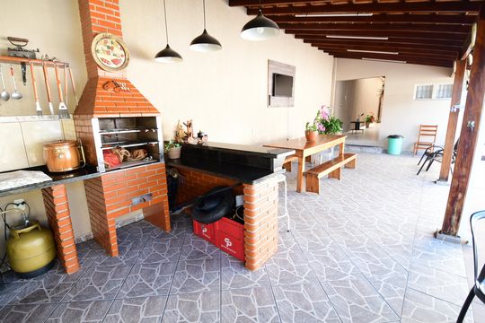 Varanda gourmet de casa à venda com 3 quartos, 115m² em Jardim Paraiso de Viracopos, Campinas