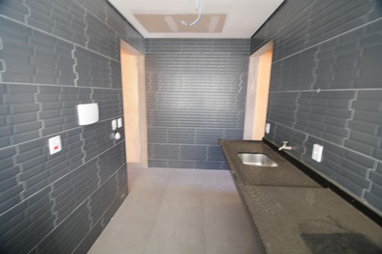 Cozinha de apartamento à venda com 1 quarto, 62m² em Vila Jequitibas, Campinas