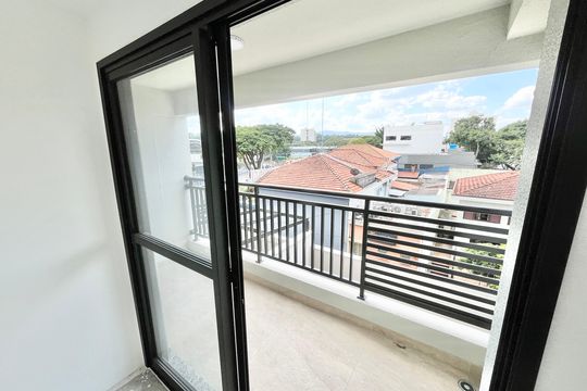 Varanda da Sala de apartamento à venda com 1 quarto, 46m² em Tucuruvi, São Paulo