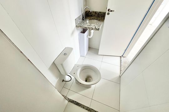 Banheiro de apartamento à venda com 1 quarto, 46m² em Tucuruvi, São Paulo