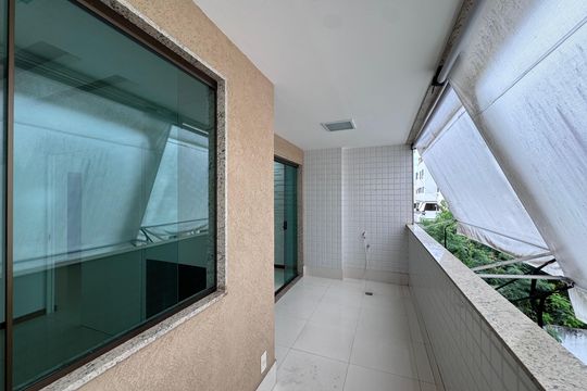 Varanda de apartamento à venda com 3 quartos, 82m² em Recreio dos Bandeirantes, Rio de Janeiro