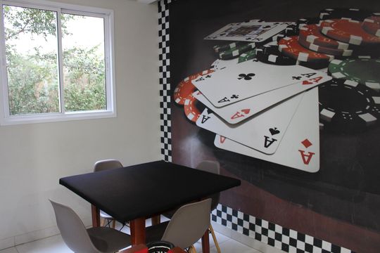 Área comum de apartamento à venda com 2 quartos, 63m² em Vila Antonieta, São Paulo
