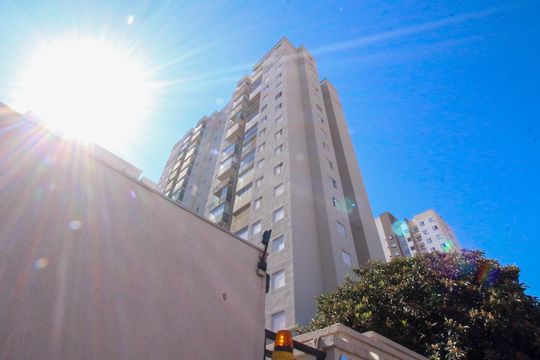 Fachada de apartamento à venda com 2 quartos, 63m² em Vila Antonieta, São Paulo