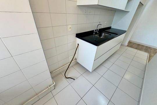 Cozinha de apartamento para alugar com 2 quartos, 62m² em Brooklin, São Paulo