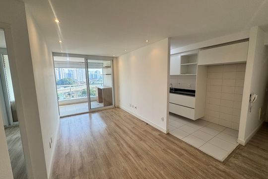 Sala de apartamento para alugar com 2 quartos, 62m² em Brooklin, São Paulo